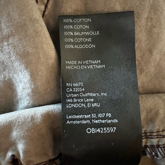 FREE PEOPLE Kakhi green cargo pants -Size 6 NWOT! - Picture 7 of 12